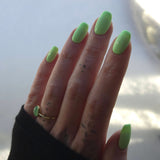 Lime All Yours  from the “Sun Bleached Neons" Nail Polish Collection 15ml 5-Free