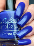 Indigo Away from the “Tonally Awesome" Nail Polish Collection 15ml 5-Free