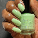 Lime All Yours  from the “Sun Bleached Neons" Nail Polish Collection 15ml 5-Free