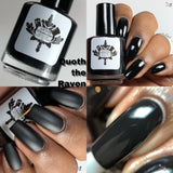 Quoth the Raven from the “Tonally Awesome" Nail Polish Collection 15ml 5-Free